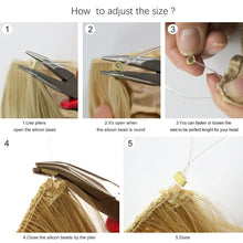 Load image into Gallery viewer, Synthetic Hair Extension Adjusted One Piece Wig Invisible Long Straight Hair fish wire Wig Not Easy To Break Women's Gradient Colored Wigs