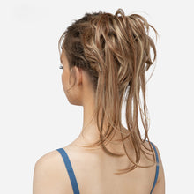 Load image into Gallery viewer, Synthetic Elastic Messy Bun Hairpieces Curly Scrunchie Fluffy Wig Chignon Band Updo Donut for Women Natural Hair Band