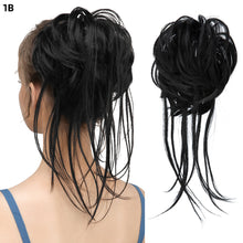 Load image into Gallery viewer, Synthetic Elastic Messy Bun Hairpieces Curly Scrunchie Fluffy Wig Chignon Band Updo Donut for Women Natural Hair Band