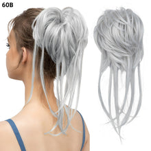 Load image into Gallery viewer, Synthetic Elastic Messy Bun Hairpieces Curly Scrunchie Fluffy Wig Chignon Band Updo Donut for Women Natural Hair Band