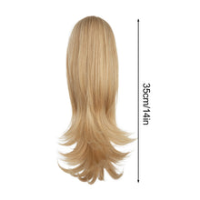 Load image into Gallery viewer, Synthetic Claw Clip in Ponytail Hair Extensions Hairpiece False Blonde Hair Wavy False Pigtail with Elastic Band Horse Tail Women Wig