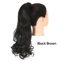 Load image into Gallery viewer, Ponytail Hair Extension Synthetic Long Natural Wavy Wig for Women Heat Resistant Wrap Around Ponytails False Hair Pieces