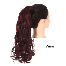 Load image into Gallery viewer, Ponytail Hair Extension Synthetic Long Natural Wavy Wig for Women Heat Resistant Wrap Around Ponytails False Hair Pieces