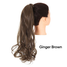 Load image into Gallery viewer, Ponytail Hair Extension Synthetic Long Natural Wavy Wig for Women Heat Resistant Wrap Around Ponytails False Hair Pieces