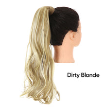 Load image into Gallery viewer, Ponytail Hair Extension Synthetic Long Natural Wavy Wig for Women Heat Resistant Wrap Around Ponytails False Hair Pieces