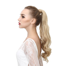 Load image into Gallery viewer, Ponytail Hair Extension Synthetic Long Natural Wavy Wig for Women Heat Resistant Wrap Around Ponytails False Hair Pieces