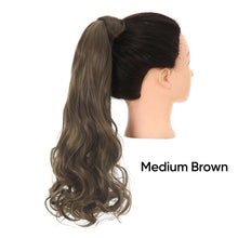 Load image into Gallery viewer, Ponytail Hair Extension Synthetic Long Natural Wavy Wig for Women Heat Resistant Wrap Around Ponytails False Hair Pieces