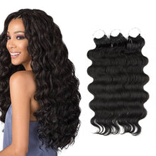 Load image into Gallery viewer, Synthetic Hair Body Wave Crochet Hair Soft False Hair Long Goddess Braids Fashion Natural Wavy Ombre Women Hair Extensions