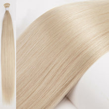 Load image into Gallery viewer, Fashion Gradient Straight Hair Extensions Ombre Blonde Hair Bundles Super Long Hair Synthetic 24 Inch Straight Women False Hair Piece