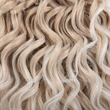 Load image into Gallery viewer, 10 Inches Deep Wavy Twist Hair Extensions Crochet Hair Synthetic Afro Curly Hair Braids High Temperature Fiber Braiding False Hair Piece