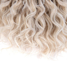 Load image into Gallery viewer, 10 Inches Deep Wavy Twist Hair Extensions Crochet Hair Synthetic Afro Curly Hair Braids High Temperature Fiber Braiding False Hair Piece