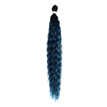 Load image into Gallery viewer, Hair Extensions Fashion Long Women Hair Curtains Loose Deep Wave Hair Bundles Extensions Chemical Fiber Curly Wigs False Hair Piece