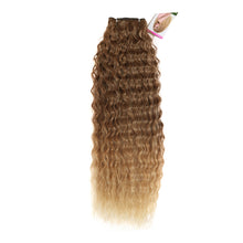 Load image into Gallery viewer, Hair Extensions Fashion Long Women Hair Curtains Loose Deep Wave Hair Bundles Extensions Chemical Fiber Curly Wigs False Hair Piece