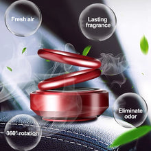 Load image into Gallery viewer, Car Auto Solar Energy Rotating Aromatherapy Air Fresher Double Ring Interior Accessories Diffuser For Car Home Decoration