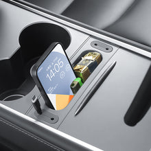 Load image into Gallery viewer, Car Center Console Armrest Storage Box Card Key Charging Cable Organizer Stowing Tidying Glove Box For Tesla Model Y 3