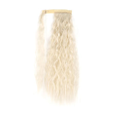 Load image into Gallery viewer, Paste Button Corn Perm Fluffy Long Curly Hair High Temperature Silk Strap Style Wig Ponytail Hair Extension for Women