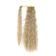 Load image into Gallery viewer, Paste Button Corn Perm Fluffy Long Curly Hair High Temperature Silk Strap Style Wig Ponytail Hair Extension for Women