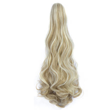 Load image into Gallery viewer, Clasp Style Ponytail Large Wave Long Curly Wig High Temperature Silk Curly Hair Ponytail Invisible Natural Hair Extension