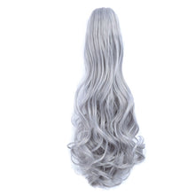 Load image into Gallery viewer, Clasp Style Ponytail Large Wave Long Curly Wig High Temperature Silk Curly Hair Ponytail Invisible Natural Hair Extension