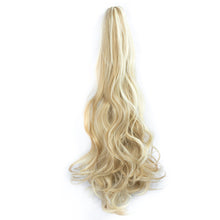 Load image into Gallery viewer, Clasp Style Ponytail Large Wave Long Curly Wig High Temperature Silk Curly Hair Ponytail Invisible Natural Hair Extension