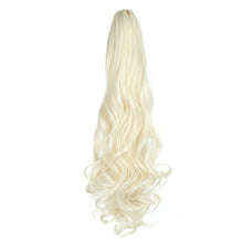 Load image into Gallery viewer, Clasp Style Ponytail Large Wave Long Curly Wig High Temperature Silk Curly Hair Ponytail Invisible Natural Hair Extension