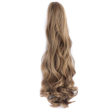 Load image into Gallery viewer, Clasp Style Ponytail Large Wave Long Curly Wig High Temperature Silk Curly Hair Ponytail Invisible Natural Hair Extension