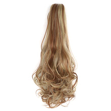 Load image into Gallery viewer, Clasp Style Ponytail Large Wave Long Curly Wig High Temperature Silk Curly Hair Ponytail Invisible Natural Hair Extension