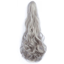 Load image into Gallery viewer, Clasp Style Ponytail Large Wave Long Curly Wig High Temperature Silk Curly Hair Ponytail Invisible Natural Hair Extension