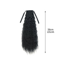 Load image into Gallery viewer, Natural Traceless Strap Style Corn Perm Ponytail Curly Wig High Temperature Silk Ponytail Hair Extension Hairpiece