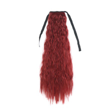 Load image into Gallery viewer, Natural Traceless Strap Style Corn Perm Ponytail Curly Wig High Temperature Silk Ponytail Hair Extension Hairpiece
