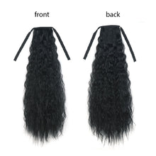 Load image into Gallery viewer, Natural Traceless Strap Style Corn Perm Ponytail Curly Wig High Temperature Silk Ponytail Hair Extension Hairpiece