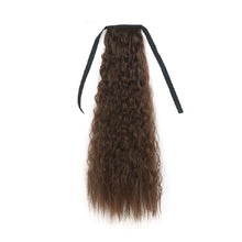 Load image into Gallery viewer, Natural Traceless Strap Style Corn Perm Ponytail Curly Wig High Temperature Silk Ponytail Hair Extension Hairpiece