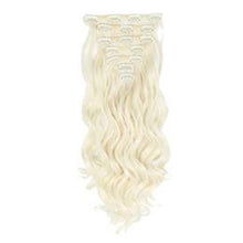 Load image into Gallery viewer, 7pcs/set Clip Wig High Temperature Silk Wig Piece Synthetic Long Curly Hair Wig Natural Fluffy Hair Extension