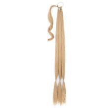 Load image into Gallery viewer, Wrap Style Hair Extension Ponytail Synthetic Wig Ponytail Elastic Hair Rope Solid Colored Ponytail Braid Hair Accessories