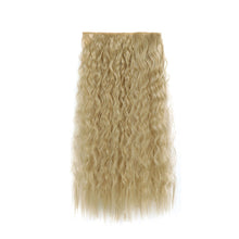 Load image into Gallery viewer, One Piece 5-clip Synthetic Wave Wig 22 Inches Fluffy Natural Wool Curly Long Curly Wig Piece Hair Extension