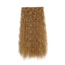Load image into Gallery viewer, One Piece 5-clip Synthetic Wave Wig 22 Inches Fluffy Natural Wool Curly Long Curly Wig Piece Hair Extension