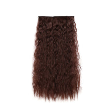 Load image into Gallery viewer, One Piece 5-clip Synthetic Wave Wig 22 Inches Fluffy Natural Wool Curly Long Curly Wig Piece Hair Extension