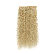 Load image into Gallery viewer, One Piece 5-clip Synthetic Wave Wig 22 Inches Fluffy Natural Wool Curly Long Curly Wig Piece Hair Extension