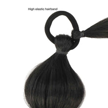 Load image into Gallery viewer, Wrap Style Hair Extension Ponytail Synthetic Wig Ponytail Elastic Hairband Solid Colored Lantern Bubble Braid Hair Accessories