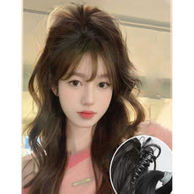 Load image into Gallery viewer, Lightweight Grip High Ponytail Wig Fluffy Increase Hair Volume Synthetic Wig Durable Invisible Natural Long Curly Hair