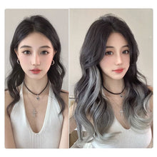 Load image into Gallery viewer, One Piece U-shaped Gradient Big Wave Wig Long Curly Hair Extensions Fluffy Increase Hair Volume Synthetic Wig Hair Piece