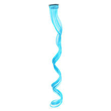 Load image into Gallery viewer, One Piece Colored Large Wave Long Curly Wig Ear Hanging Dye Hair Extensions Invisible High Temperature Silk Wig Patch