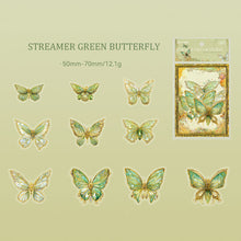 Load image into Gallery viewer, 20pcs/pack Twinkle Butterfly Stickers Laser Silver Collage Junk Journal DIY Srapbooking PET Aesthetics Decor Stickers