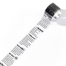 Load image into Gallery viewer, 3cm/5cm*2m Transparent Material Tapes Letter English Phrase DIY Masking Tape Scrapbooking Sticker Label Stationery