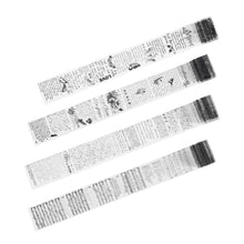 Load image into Gallery viewer, 5cm*3m Transparent Material Tapes Letter English Phrase DIY Masking Tape Scrapbooking Sticker Label Stationery
