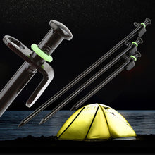 Load image into Gallery viewer, Multifunctional Outdoor Nail O-Type Silicone Luminous Ring Camping Fishing Safety Warning Supplies Camping Accessories