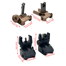 Load image into Gallery viewer, KAC300/DD/PRO/Magpul/SI/CQB/MGP Metal Nylon Machine Sight Set Foldable Toy Gun Modified Decorative Accessories For 20MM Guide Rail