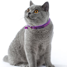 Load image into Gallery viewer, Adjustable Cat Collar Cat Star Prints Bell Collar Kitten Necklace Pet Collars For Small Dog Necklace