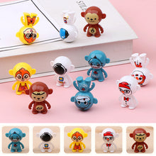 Load image into Gallery viewer, Mini Tumblers Toy Small Desktop Toy Inverted Doll Ornament Educational Self-righting Astronaut Snowman Monkey Toy Party Favors