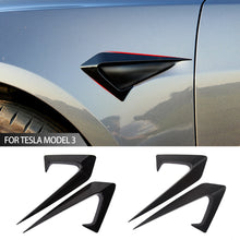 Load image into Gallery viewer, 2Pcs Car Side Camera Protection Cover Kit Decoration Sticker Car Modification Accessories for Tesla Model 3
